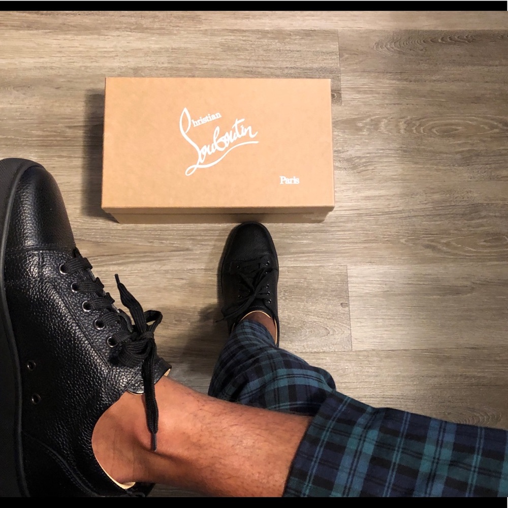 ❗️SOLD ❗️Christian Louboutin Mens Black Sneaker